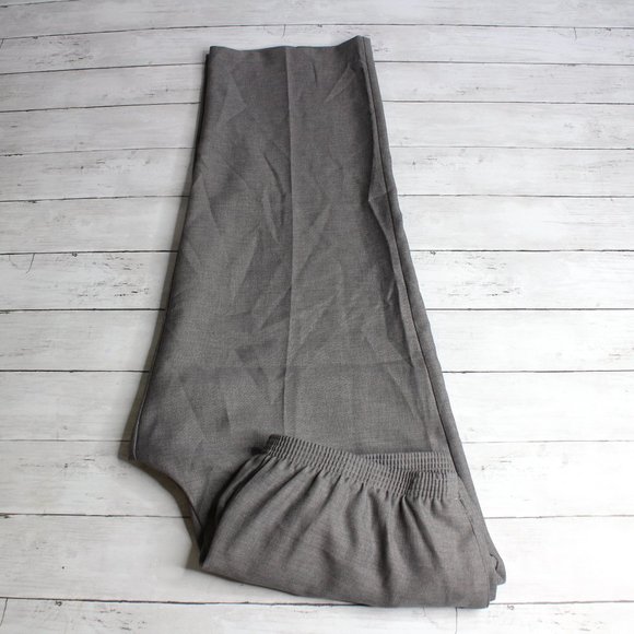 Alfred Dunner Women's Pull On Dress Pants Plus Size 22W Proportioned Short Gray - Picture 1 of 6